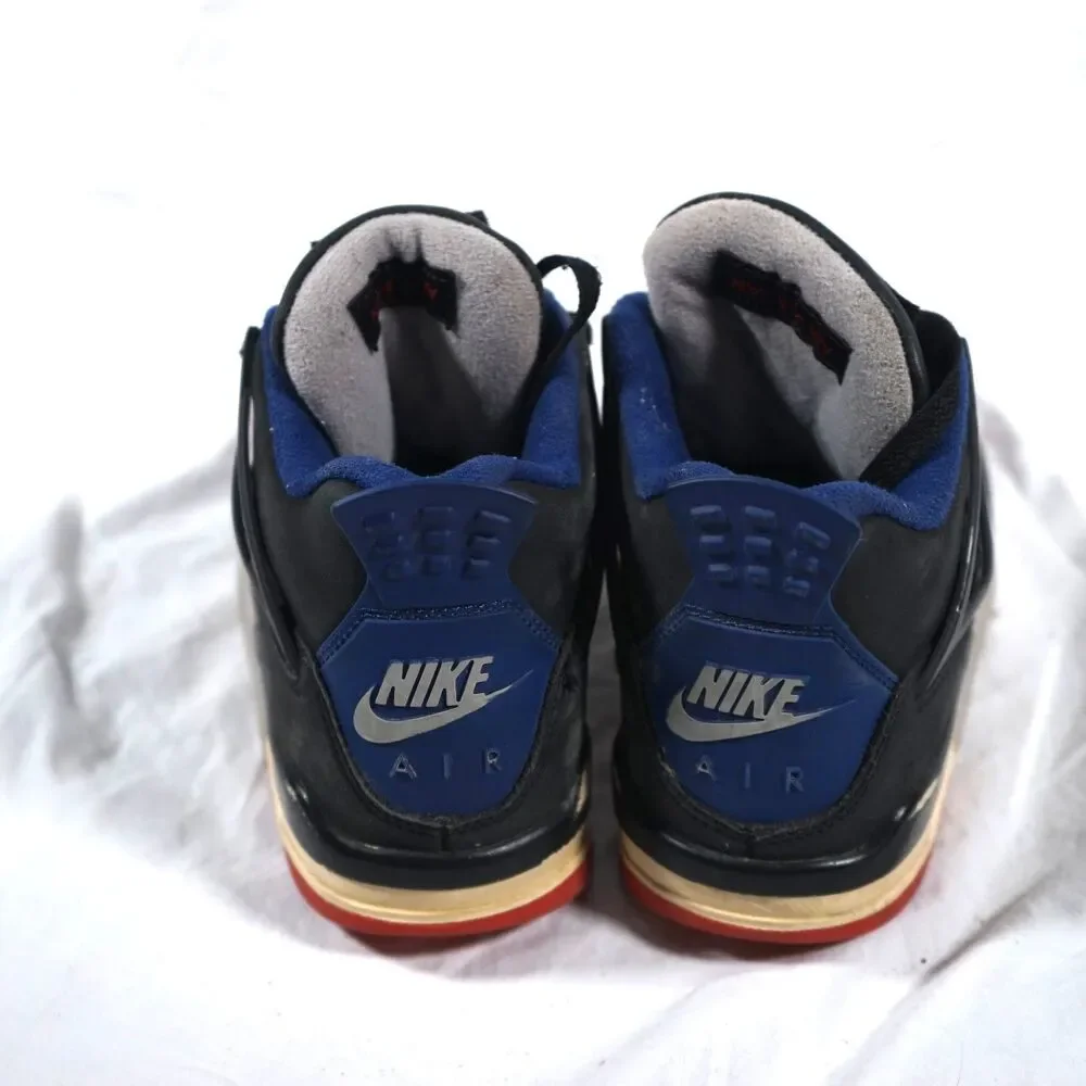 Jordan Retro 4 Rare Air Black Blue Red Gray Suede Size 5Y IB4171-003